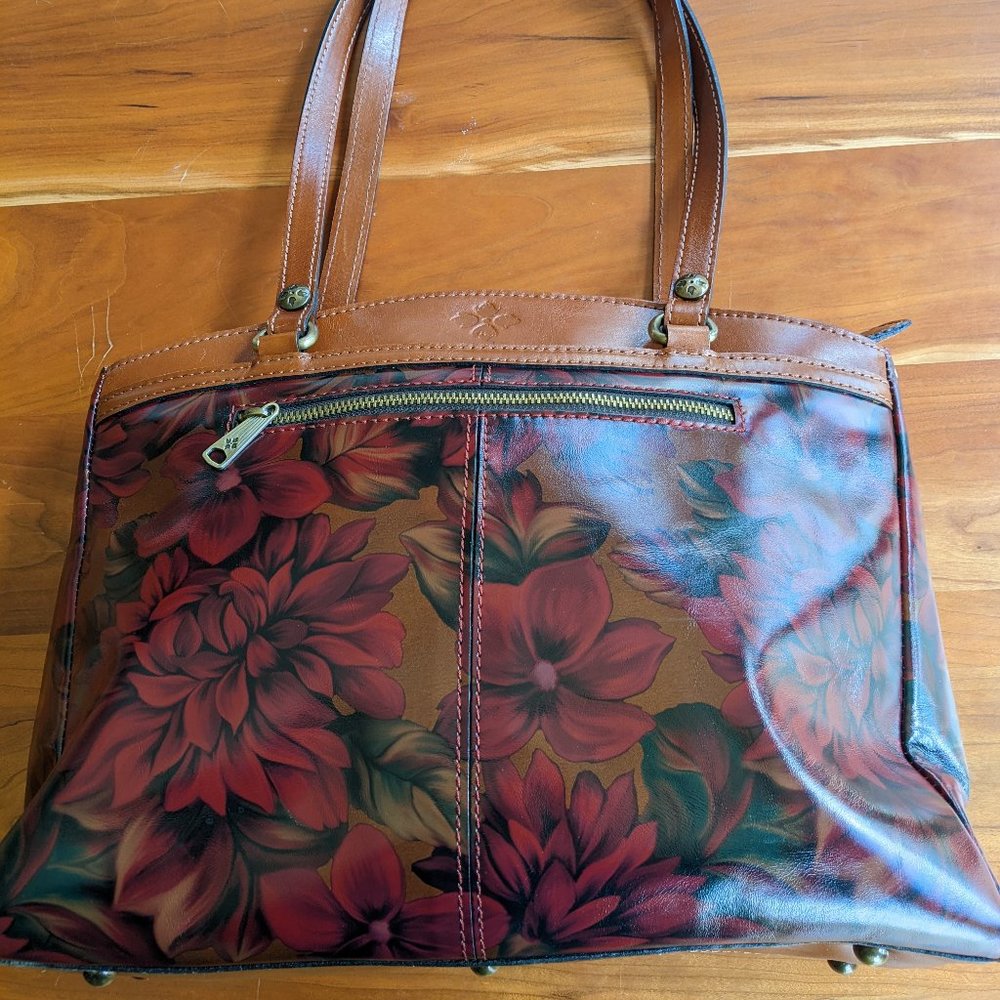Patricia Nash English Mums Poppy Tote
